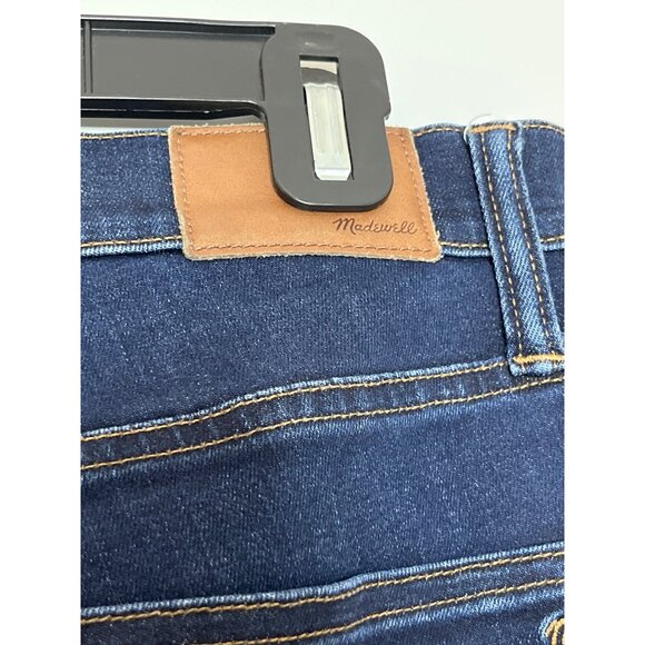 Madewell Womens 9" High-Rise Skinny Jeans Size 30 Dark Wash Denim - Picture 7 of 7